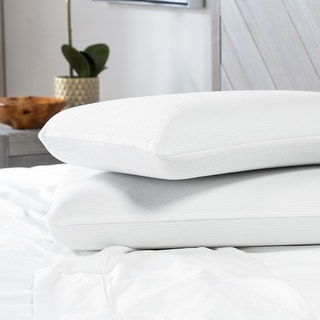 Classic Comfort Memory Foam Bed Pillow - White - Bed Bath & Beyond ...