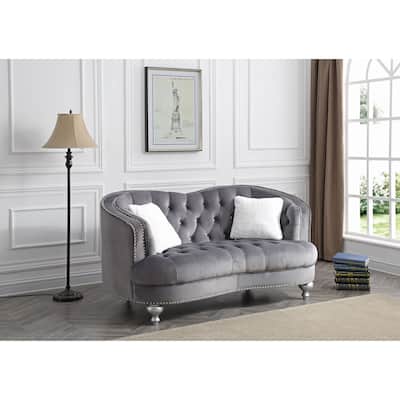 Jewel Velvet Loveseat