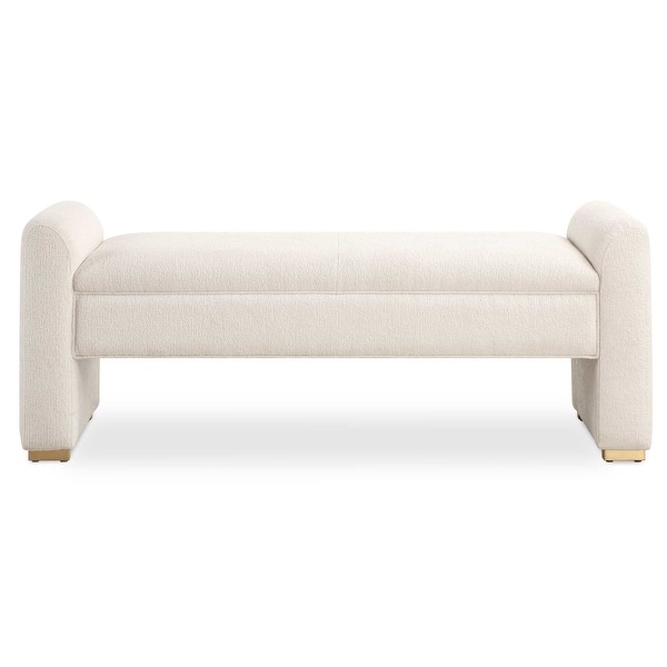 slide 2 of 2, Uttermost Caliste Ivory Bench