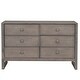 preview thumbnail 6 of 20, Nestfair Rustic Wooden Dresser Storage Cabinet with 6 Drawers