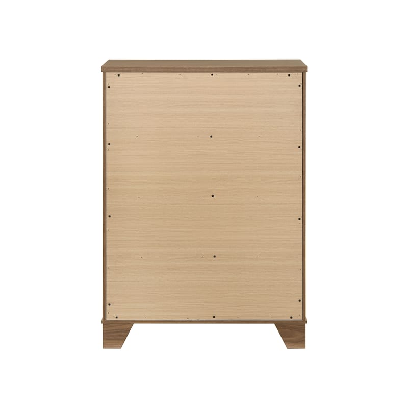 Furniture of America Nyess Modern Chestnut Brown Wood 4-Drawer Chest
