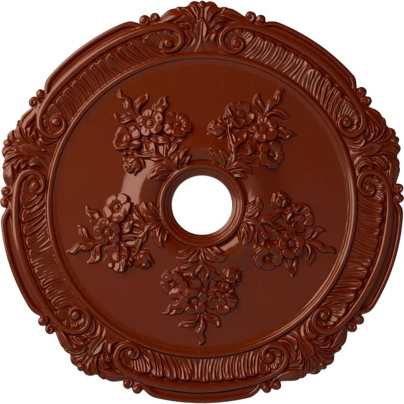 26"OD x 3 3/4"ID x 1 1/2"P Attica with Rose Ceiling Medallion