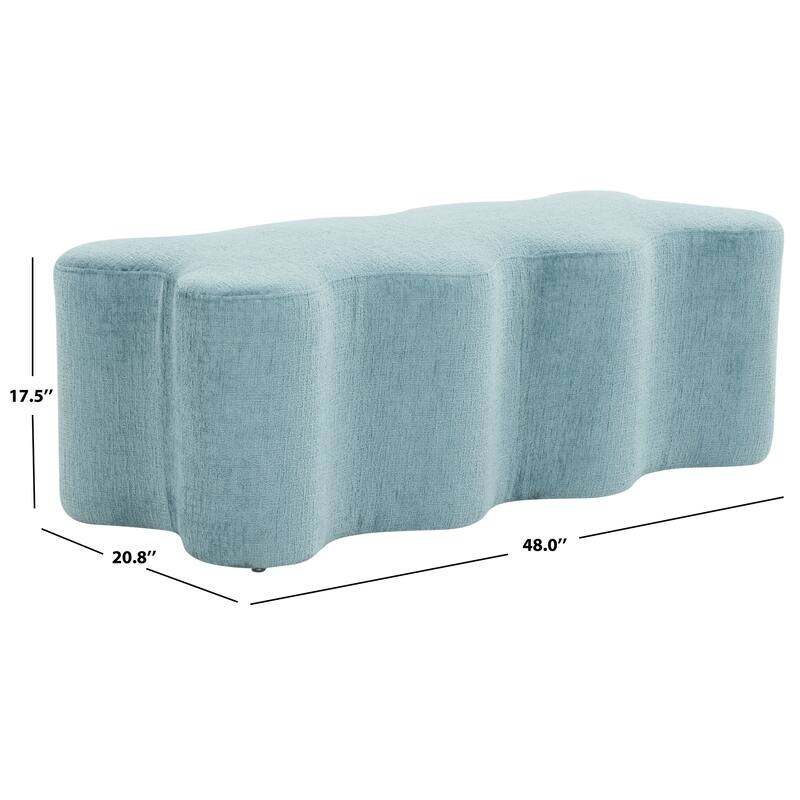 SAFAVIEH Couture Jacqualessa Bench (Fully Assembled) - 48Wx21Dx18H