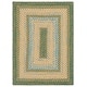 preview thumbnail 15 of 32, SAFAVIEH Handmade Braided Jemima Country Rug 3' x 5' - Brown/Dark Green - Rectangle