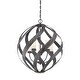 preview thumbnail 2 of 4, Blacksmith 5-Light Pendant in Old Black Finish