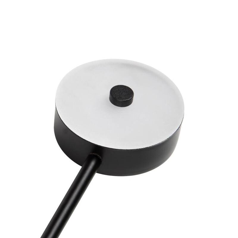 Modern Ultra-thin Black Sputnik LED Wall Light - 3000K Warm Lighting