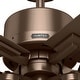 preview thumbnail 12 of 12, Hunter 52" Lawndale Ceiling Fan with LED Light Kit and Pull Chain, Damp-Rated - Indoor-Outdoor