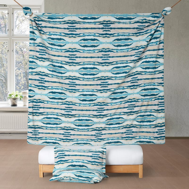 Cozy Rivers - Coma Inducer® Oversized Comforter Set - Creekside Turquoise
