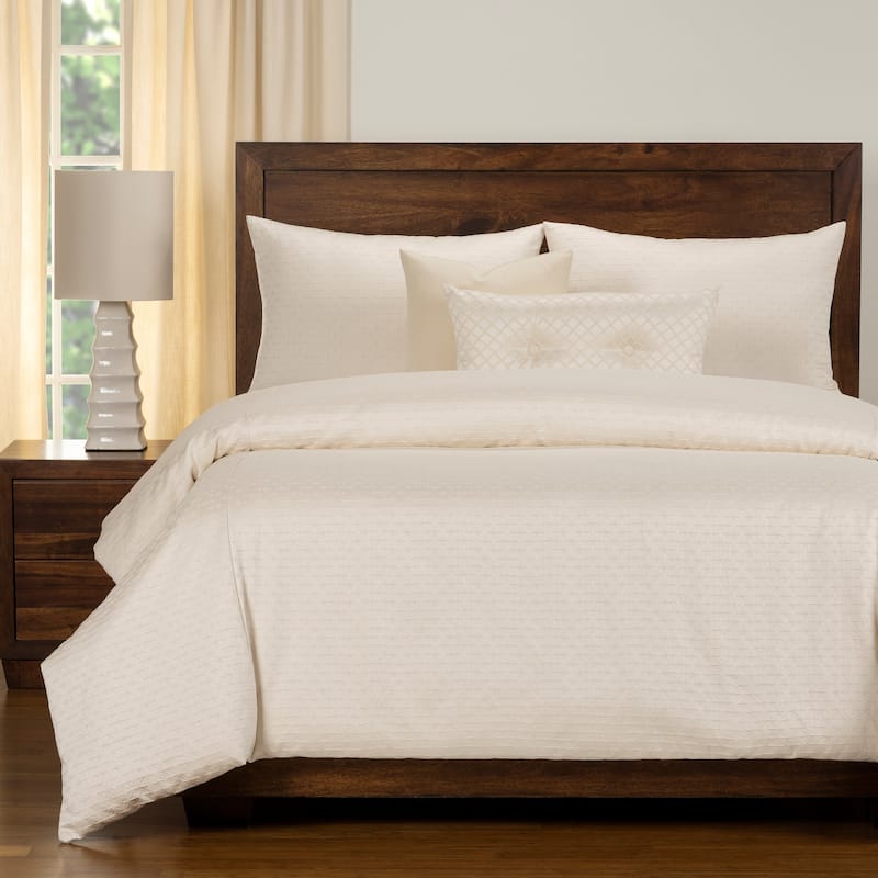 Adam Luxury Jacquard Duvet Cover and Insert Set