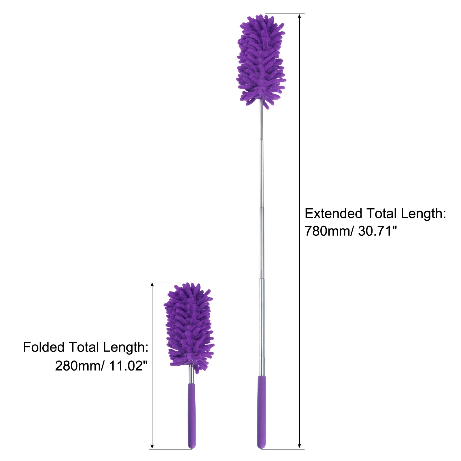 Chenille Cleaning Duster, Extendable Brush for Window, Ceiling Fan