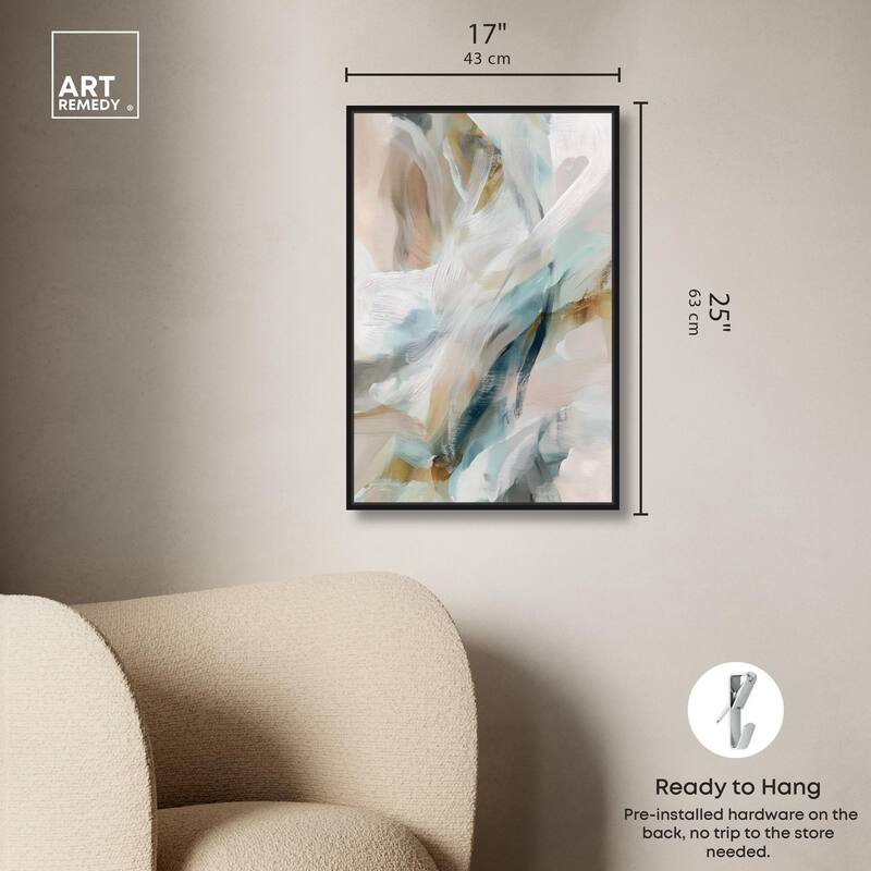 Whispering Colors I Canvas by Art Remedy