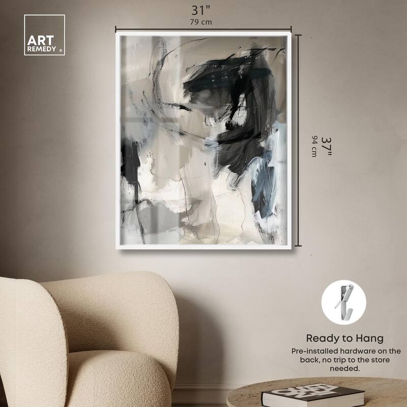 Scribbled Energy I Shadowbox by Art Remedy