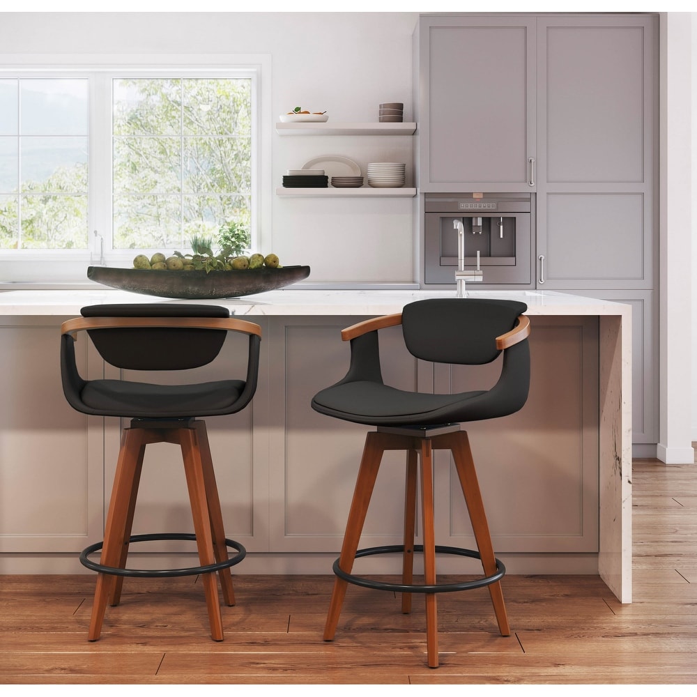 Lumisource mason shop swivel counter stool