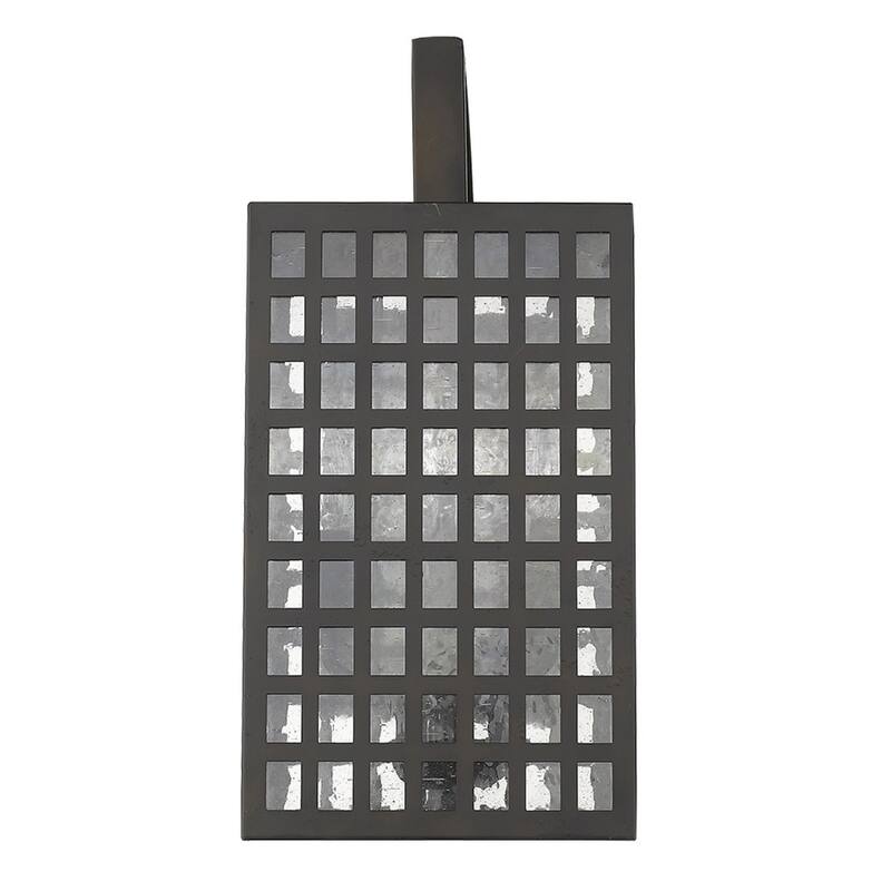 3-Light Hardwired Flush Mount Outdoor Wall Light with Clear Seedy Glass and Steel Frame E12 Base