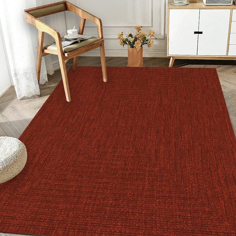 Machine Washable, Weather and UV Resistant Viola Design 4 color Option-Natural & Black & Red & Ivory