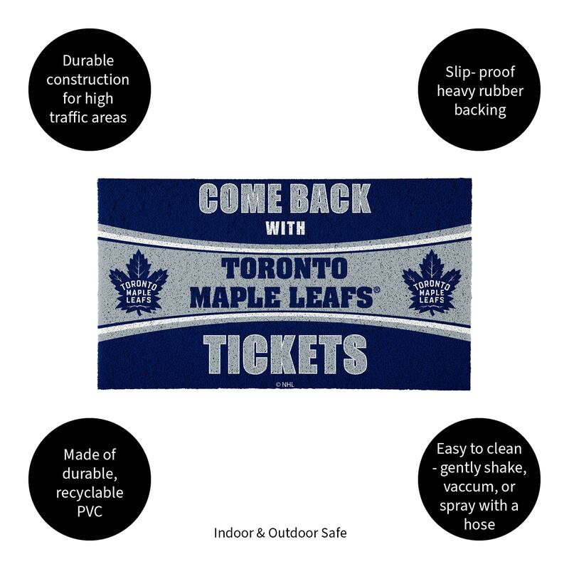 Tampa Bay Lightning 28 in. x 16 in. PVC "Come Back With Tickets" Trapper Door Mat