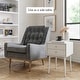 preview thumbnail 74 of 82, Nathan James Harper 2-Drawer Mid-Century Side Table