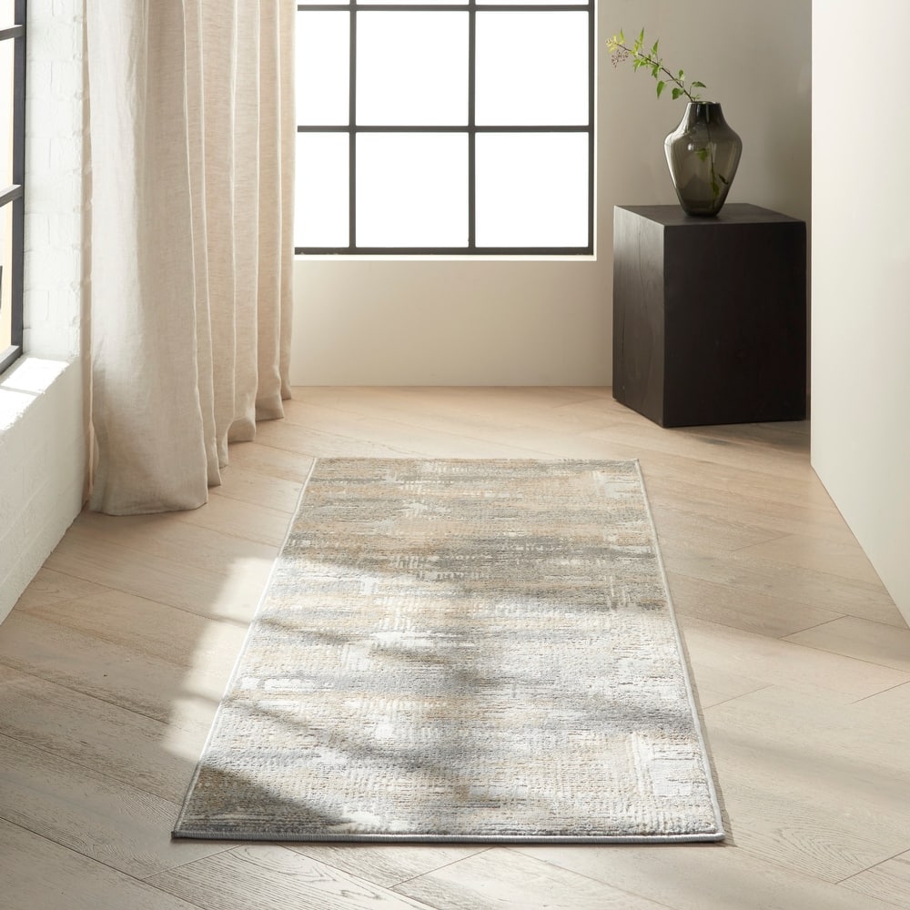 Calvin Klein Rush Contemporary Geometric Abstract Area Rug