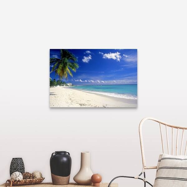 Shop Beach Scene Barbados Canvas Wall Art Free Shipping Today