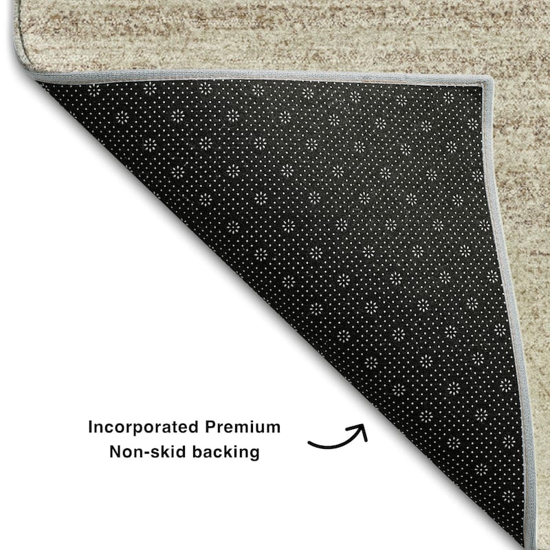 Premium Washable Super Soft Farmhouse Ombre Mayfield Rug
