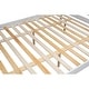preview thumbnail 13 of 12, Wood Twin XL over Queen Bunk Bed with Ladder, Detachable Design, Guard Rails, No Box Spring Needed, Easy Assembly, Grey