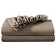 preview thumbnail 42 of 54, Bare Home 2-Pack Microfiber Fitted Bottom Sheets Deep Pocket Queen - Taupe
