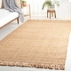 preview thumbnail 2 of 8, SAFAVIEH Handmade Natural Fiber Ocie Farmhouse Tassel Fringe Jute Rug 3' x 5' - Natural - Rectangle