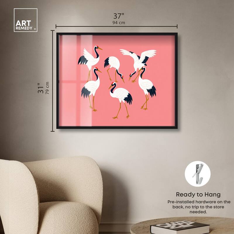 Crane Chorus Shadowbox by Art Remedy