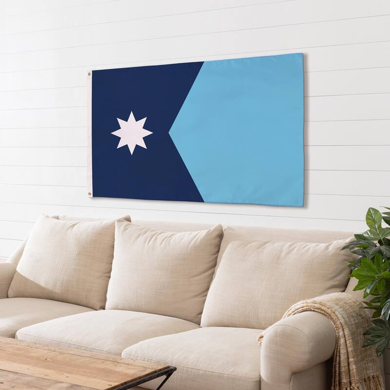 State of Minnesota Double Sided Flag w/ 2 Grommets, 3'x5'