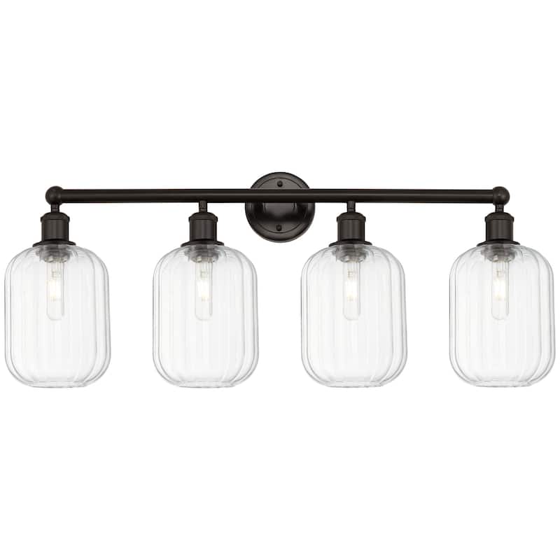 Innovations Lighting 616-4W-14-34 Preston Vanity Preston 4 Light 34" - Oil Rubbed Bronze / Clear