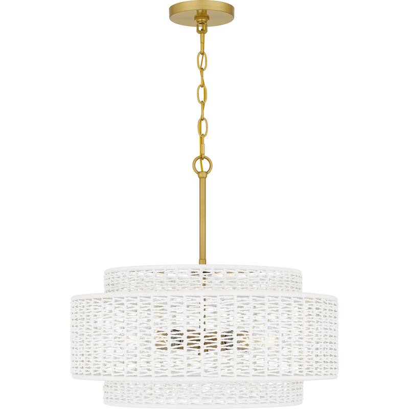 Teton 5-Light Brushed Gold Pendant Light