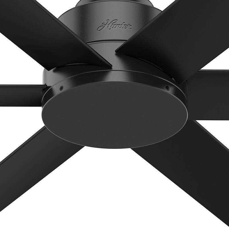Hunter 44" Kennicott Outdoor Ceiling Fan with Wall Control, Damp Rated - Industrial, Contemporary, Transitional