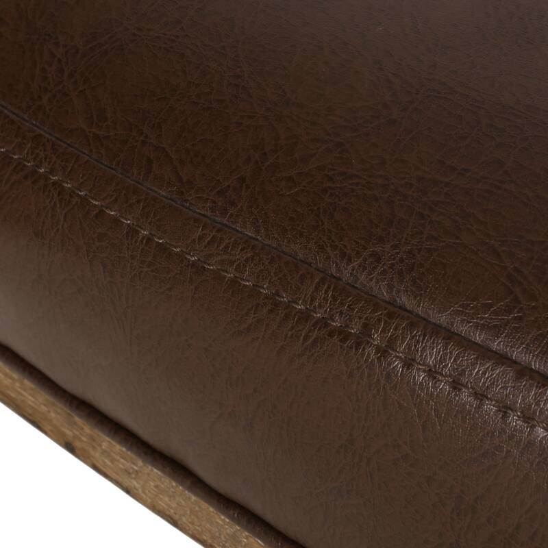 Coulee Upholstered Roll Back Swivel Office Chair by Christopher Knight Home - 24.75" L x 27.75" W x 35.50-40.00" H