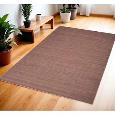 Gezas Power Loomed Abstract Modern Low Pile Area Rug By HomeRoots - 72' X '48' X '0.25