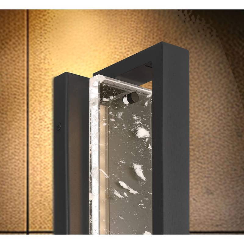The Great Outdoors 77200-L Hvar 15" Tall ADA LED Outdoor Wall Sconce