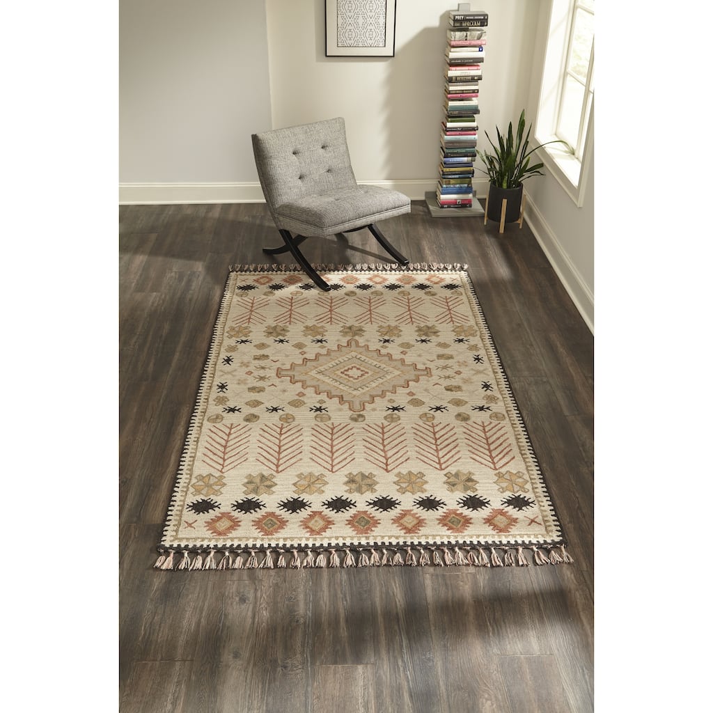 Momeni Tahoe Hand Tufted Wool Area Rug.