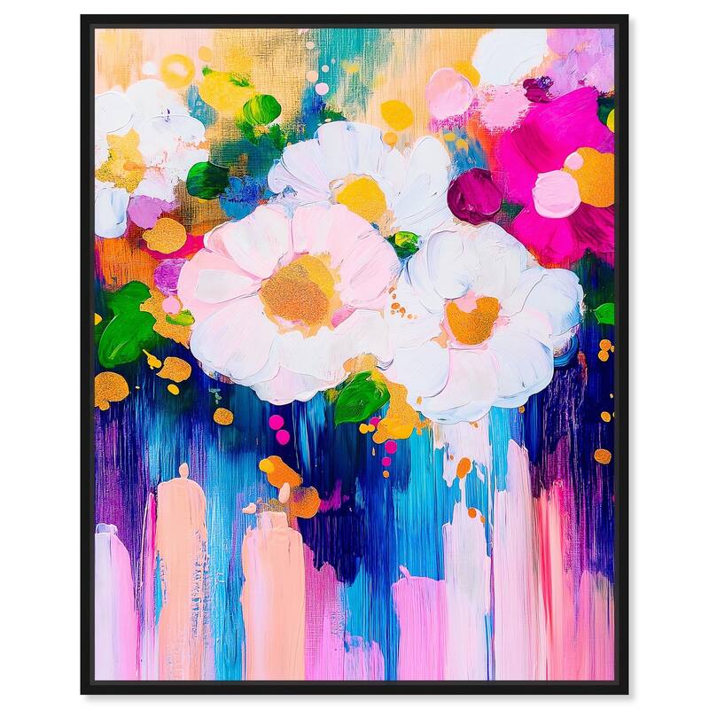 Contrast of Purity II Canvas by Art Remedy - 20" x 24" - Black