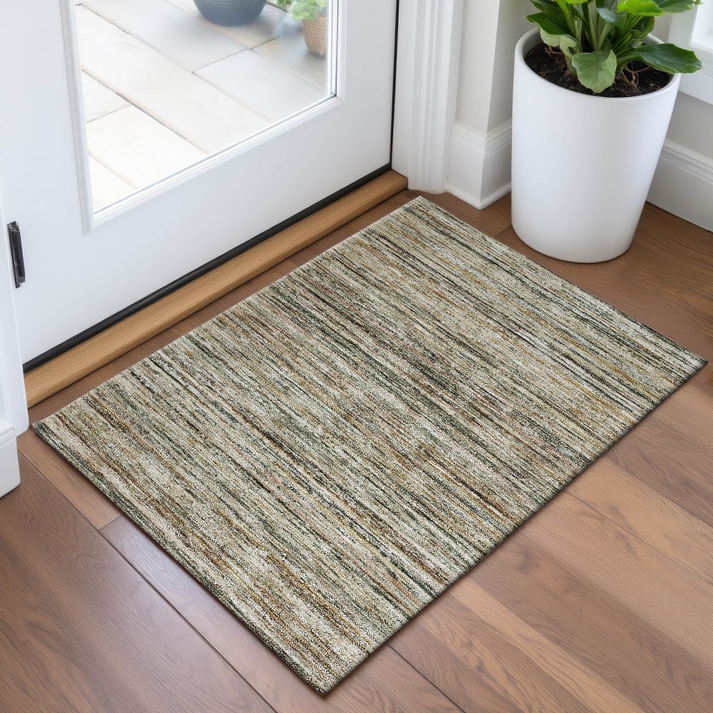 Premium Washable Super Soft Ombre Stripes Mayfield Rug