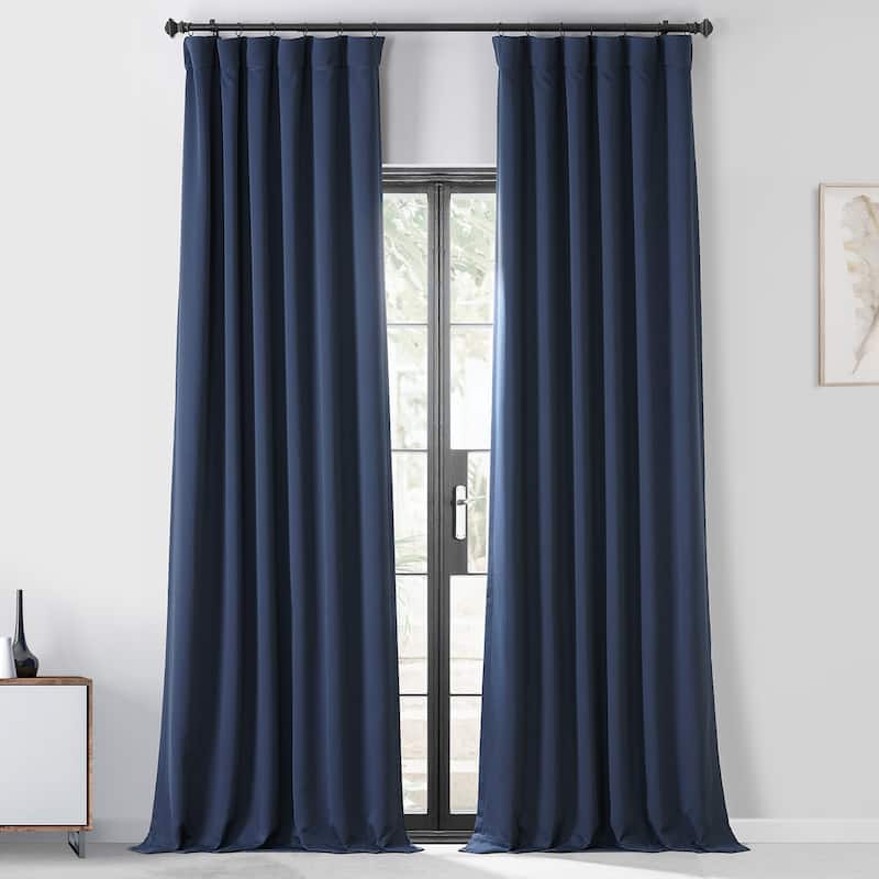 Exclusive Fabrics Performance Woven Blackout Curtain Pair (2 Panels)