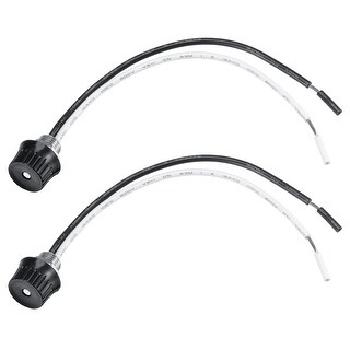 2 Pcs Rotary On/Off Switch 1.5A 250V AC / 3A 125V AC Canopy with Wire ...