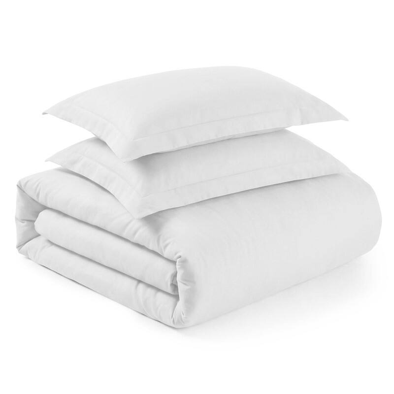 Superior Wrinkle Resistant Cotton Blend Duvet Cover Set