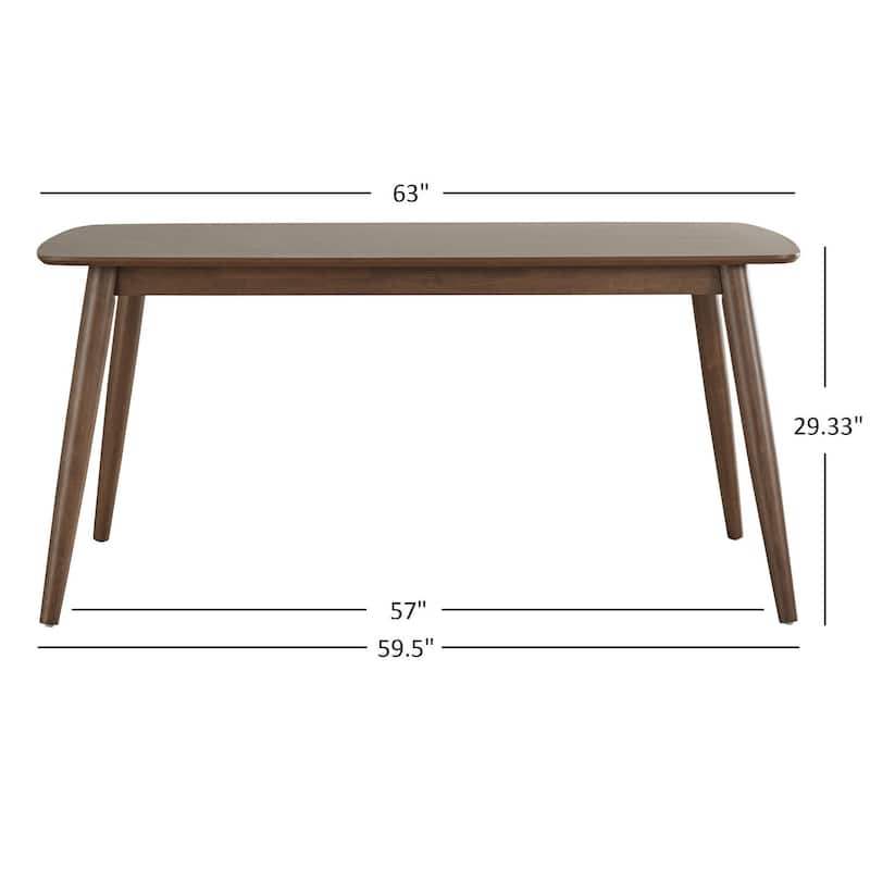 Norwegian Mid Century Danish Modern Tapered Dining Table iNSPIRE Q Modern