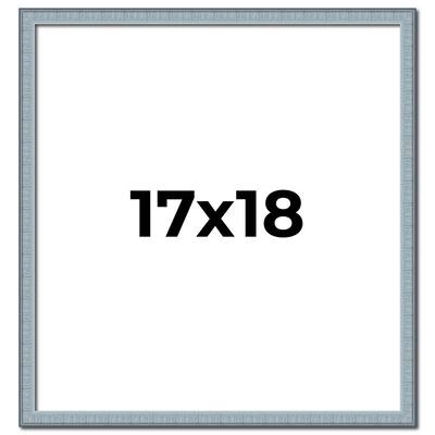17x18 Frame Rustic Sky Blue Solid Wood Picture Frame | 0.75 Inch