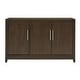 preview thumbnail 5 of 8, Morelia Brown Finish 3-Door Buffet Server with Wine Storage by iNSPIRE Q Classic