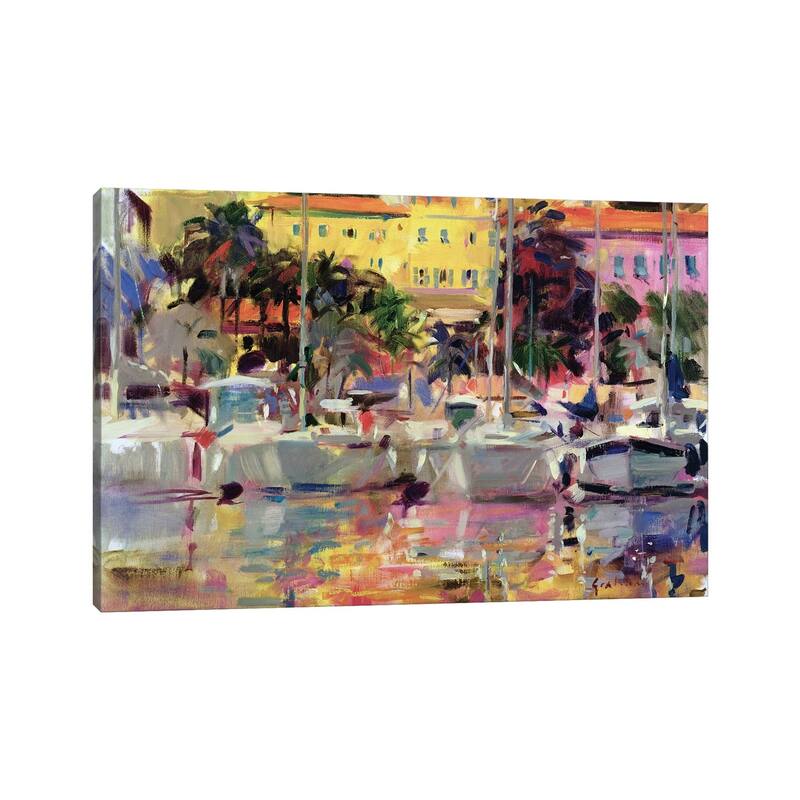 iCanvas "Golden Harbour Vista" by Peter Graham Canvas Print