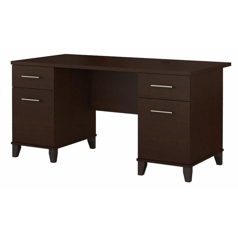 Bush Furniture Somerset 60W Office Computer Desk with Drawers