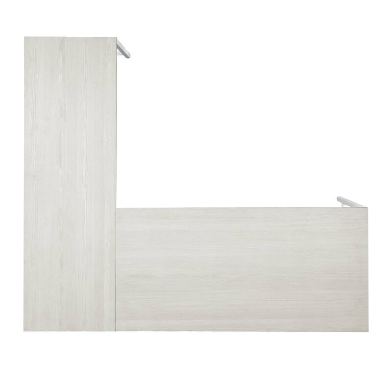 Contempo L-shaped Steel Desk