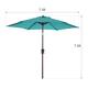 7.5Ft Patio Market Umbrella with Crank and Tilt