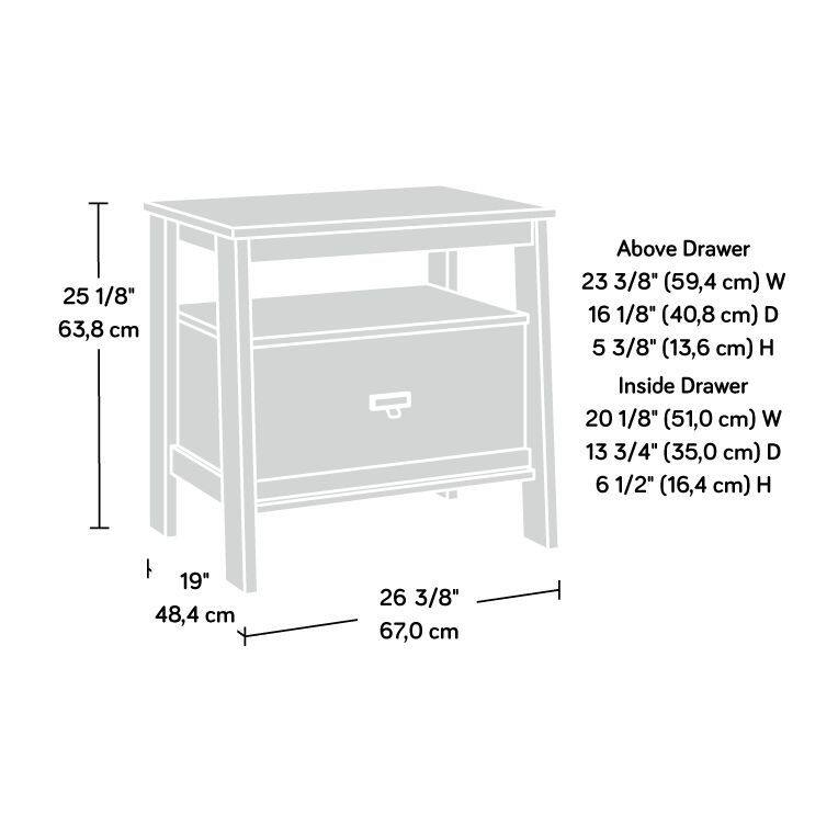 Trestle Night Stand