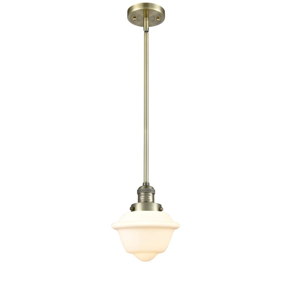 Innovations Lighting Franklin Restoration Oxford - 1 Light 8" Stem Hung Mini Pendant